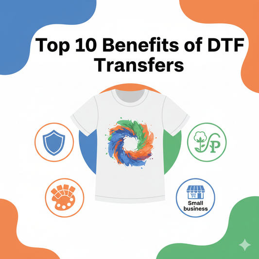 Top 10 Benefits of Using DTF Transfers for Custom Apparel