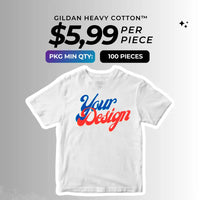 Custom T-Shirt Printing – 100 Pack Deal
